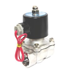 SS Solenoid Valve Diaphragm Type 2/2 Temp -5 to 80*C Direct Acting